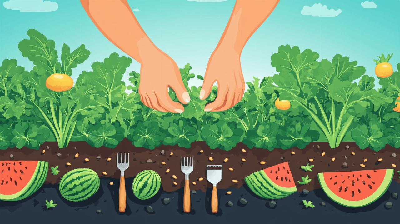 L’art de planter des graines de pasteques dans votre potager : Les secrets d’un arrosage reussi